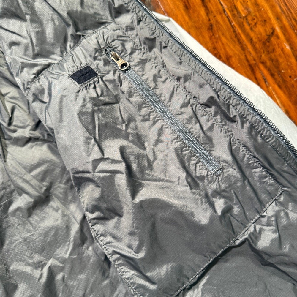 LL Bean Jacket Mens L Gray PrimaLoft Packaway Puffer Full Zip Gorpcore - Picture 8 of 10
